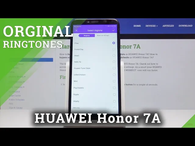 Video thumbnail for All Available Ringtones for Huawei Honor 7A – Set Up New Tune