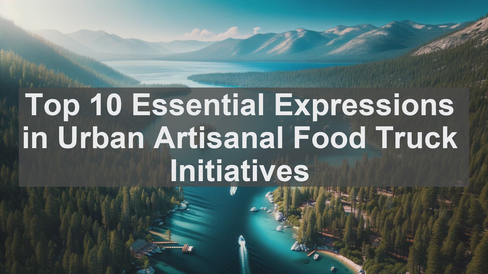 'Video thumbnail for Top 10 Essential Expressions in Urban Artisanal Food Truck Initiatives'