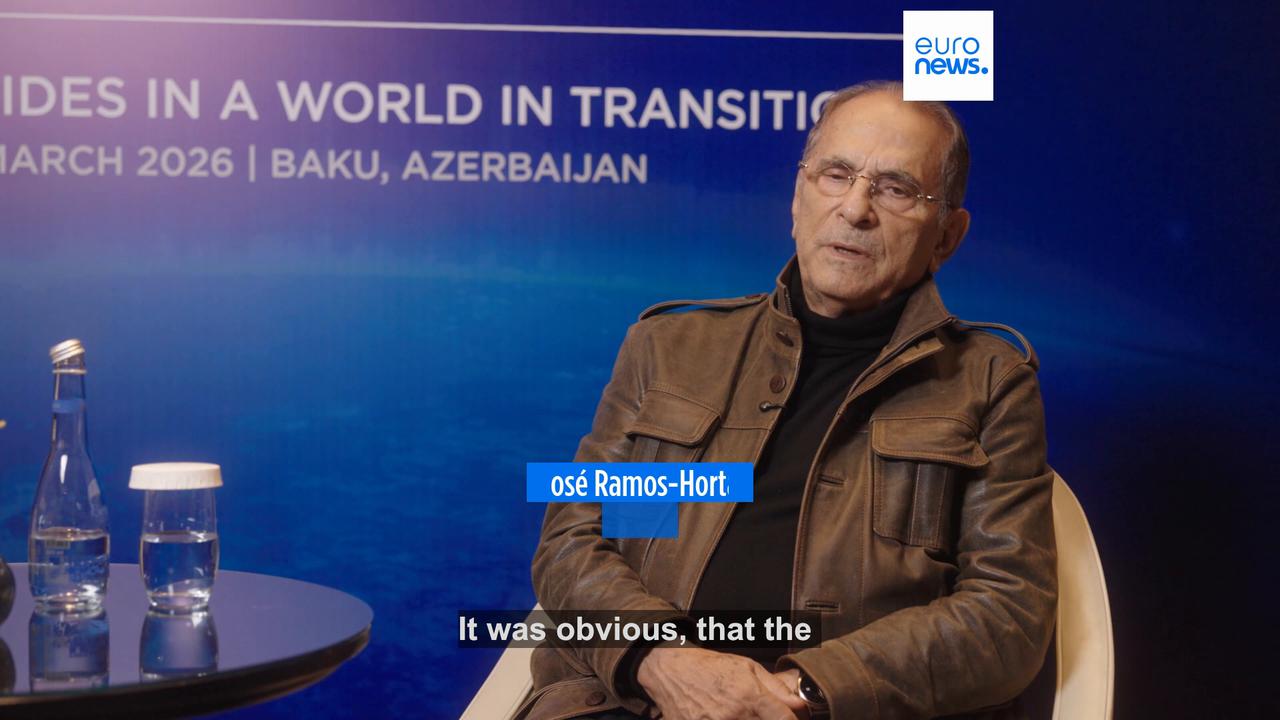 Video thumbnail for Global Baku Forum Day Two: Sharply contrasting views on Iran war as hardship spreads