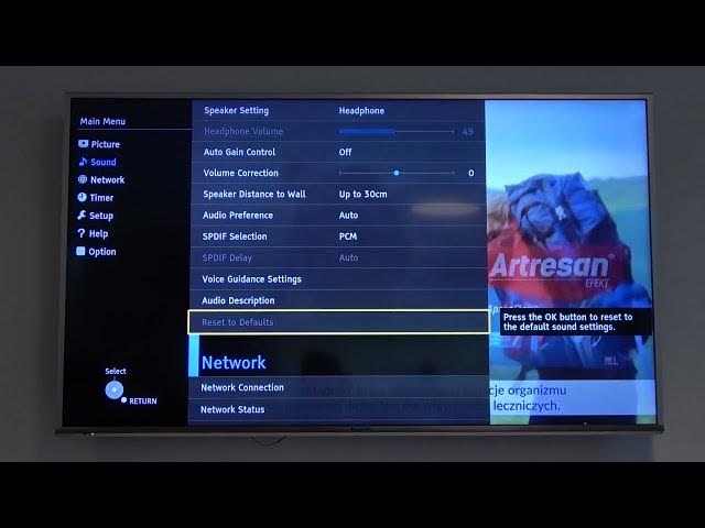 Video thumbnail for How to Reset Sound Settings on Panasonic TV?