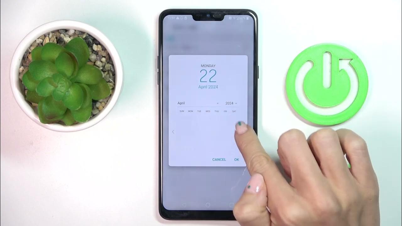 Video thumbnail for How to Change Date and Time on LG G7 FIT – Open Date and Time Settings