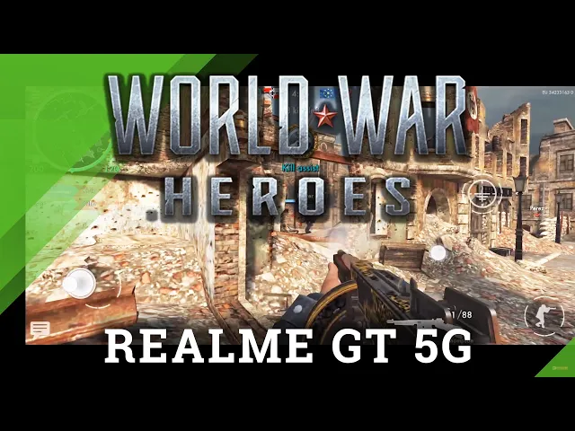 Video thumbnail for Realme GT 5G World War Heroes (Screen Recorded) - Game Performance & FPS Checkup