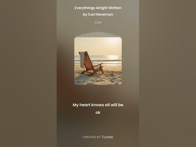 Video thumbnail for Everythings Alright Written by Carl Reneman