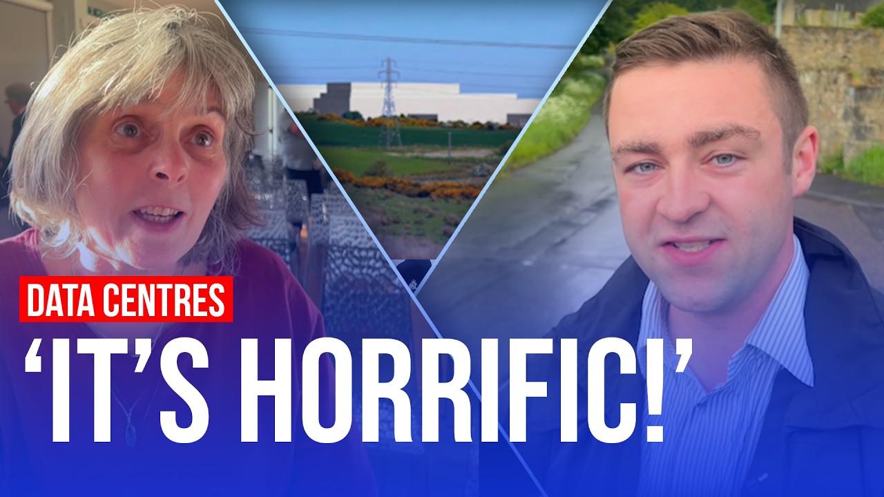 Video thumbnail for Scottish village to be ‘terrorised’ by 115ft data centres
