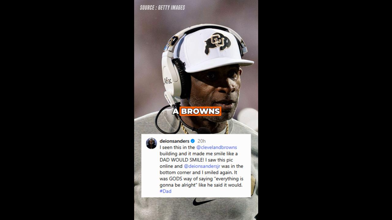 Video thumbnail for Deion Sanders Shares Proud Dad Moment After Seeing Shedeur Art in Browns Facility