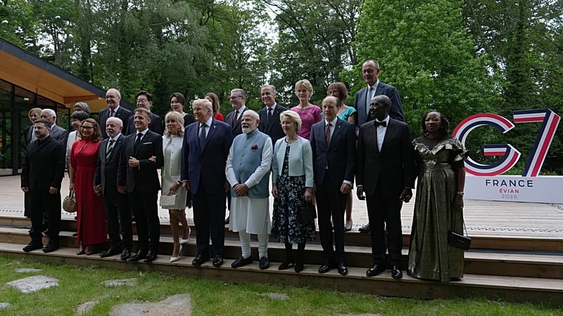 Video thumbnail for G7 Turns spotlight on Middle East as Trump unveils Iran deal