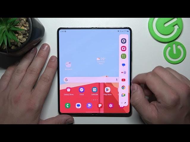 Video thumbnail for How to Remove the Edge Panel on a SAMSUNG Galaxy Z Fold5 - Disabling Smart Sidebar