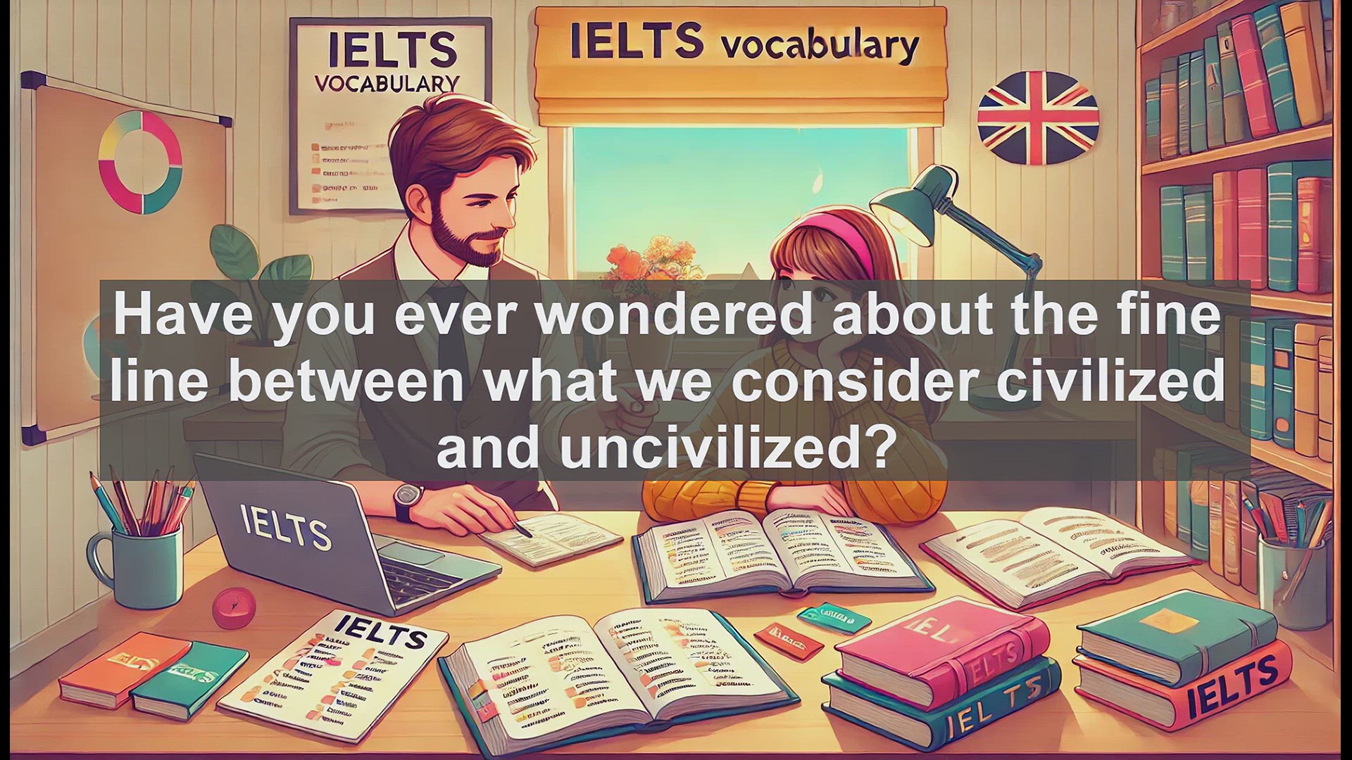 'Video thumbnail for 2000 Must Know IELTS 9.0 Vocabulary - What Does 'Semicivilized' Mean? Understanding a Complex Term'