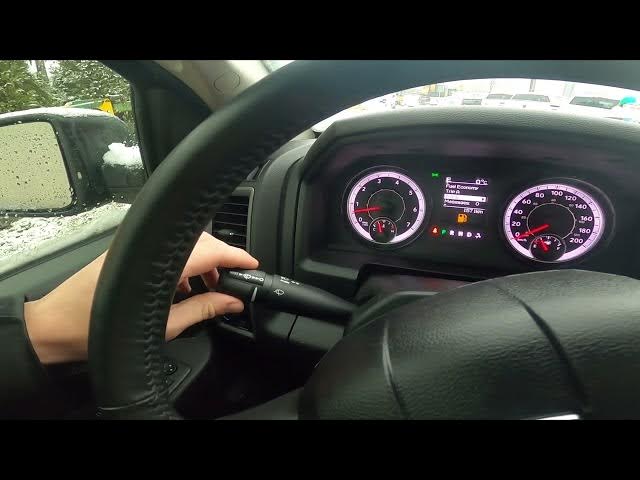 Video thumbnail for How to Enable or Disable Front Windshield Wipers in Dodge Ram 1500 II ( 2019 - now )