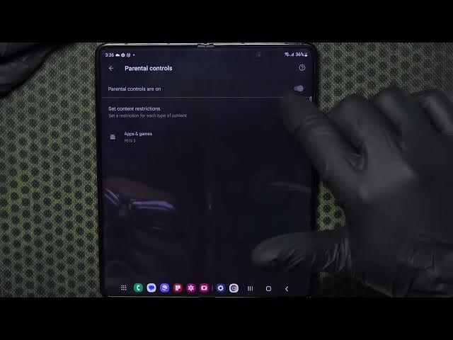 Video thumbnail for How to Turn Off Parental & Age Restrictions for Google Play on a SAMSUNG Galaxy Z Fold5