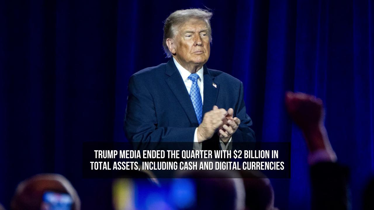 Video thumbnail for Trump Media Reports $238M Loss as Crypto Falls.