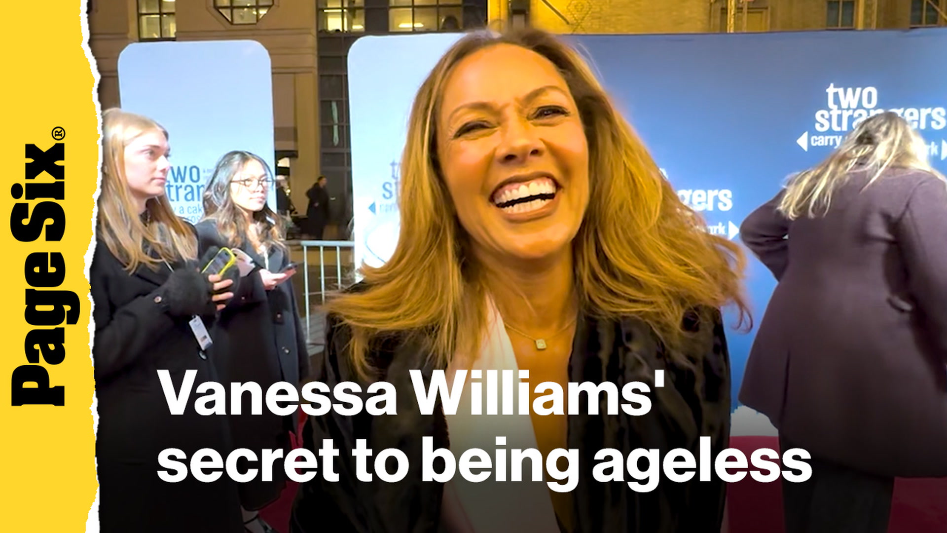 Video thumbnail for Vanessa Williams tells Page Six her secret to being ageless