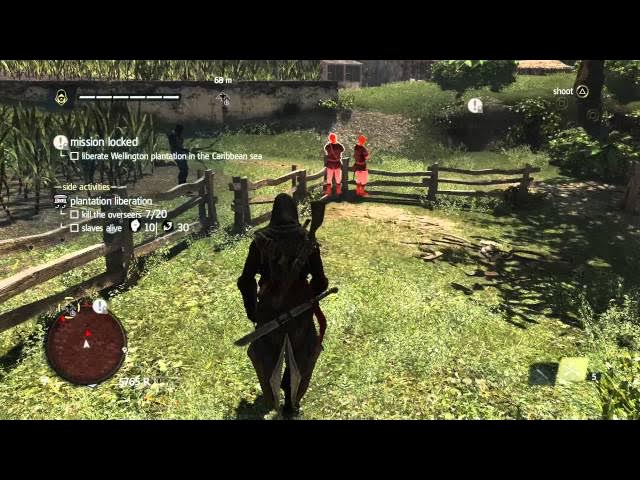 Video thumbnail for Assassins Creed IV Freedom Cry -  Kill 20 OverseersTo Liberate Plantation (Combat, Sabatage) PS4