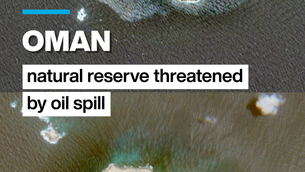 Video thumbnail for Oman nature reserve threatened by oil spill
