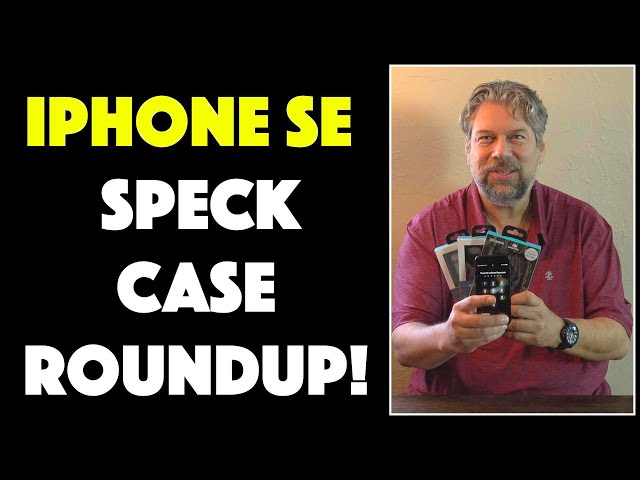 Video thumbnail for Speck Cases for the Apple iPhone SE -- Roundup & Review