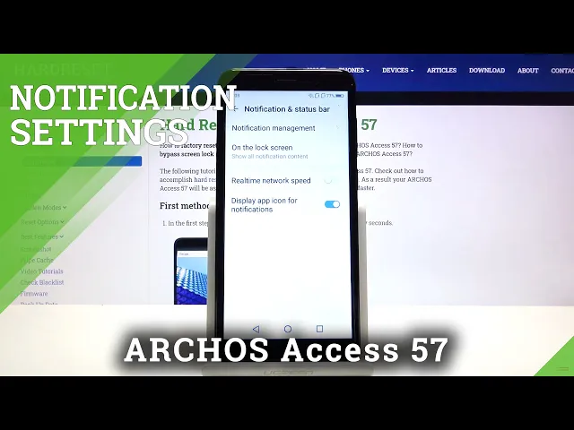 Video thumbnail for How to Personalize Notifications on Archos Access 57 – Notification Settings