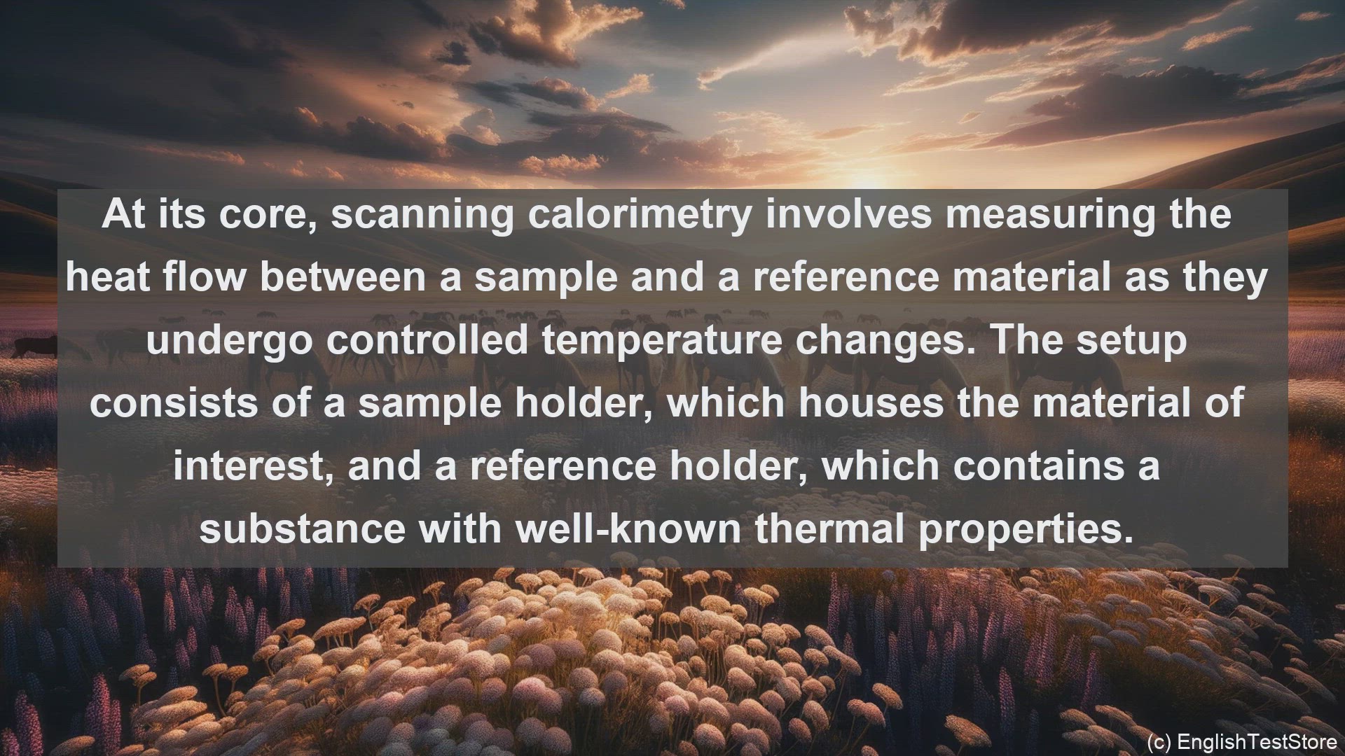 'Video thumbnail for Scanning calorimetry in science  definition and examples'