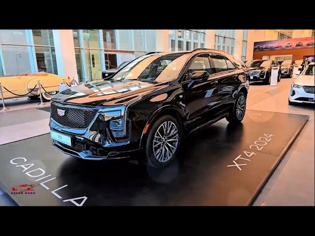 Video thumbnail for Cadillac XT4 2024 facelift, sport class, beauty and luxury, 33 inch screen