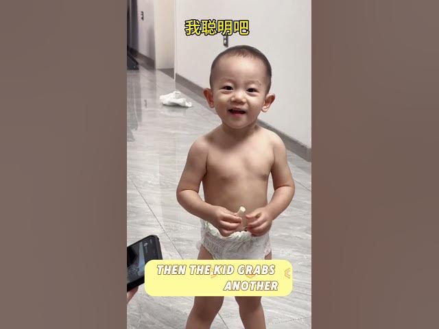 Video thumbnail for Would You Eat This Mystery Snack? #funny #storymoment #viralvideos  #emotionalmoments #baby #canada