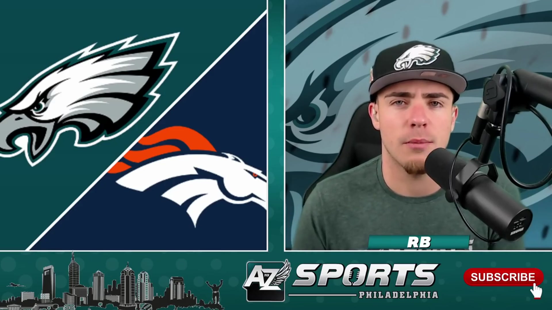 'Video thumbnail for A to Z Sports Philadelphia Eagles: eagles' offensive line struggles REVEALED! plus broncos game preview'