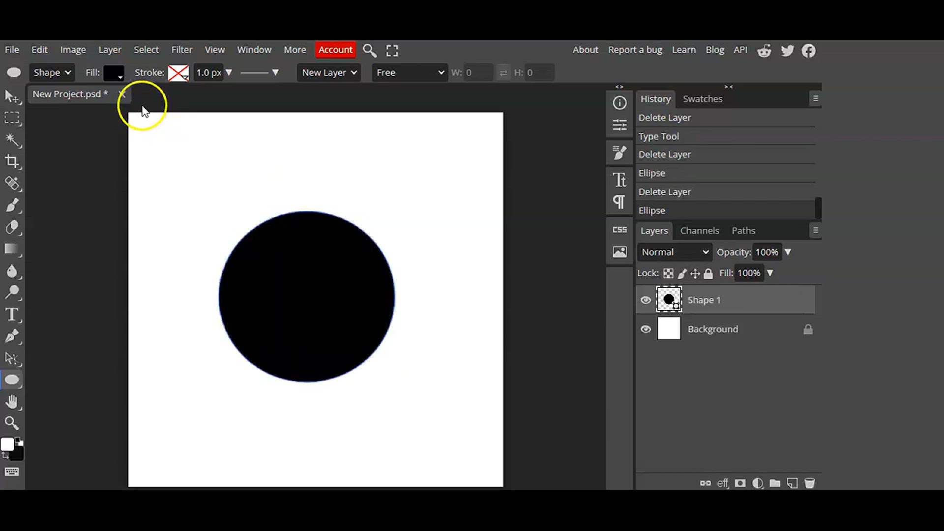 'Video thumbnail for How To write Text in a Circle in Phtopea #easycanva lPhotopea Tutorial'