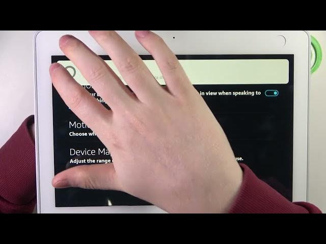 Video thumbnail for How To Enable & Disable Motion Movement On Amazon Echo Show 10 3Gen