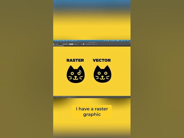 Video thumbnail for Vector vs Raster: Stop Pixelation & Scale Anything! #shorts