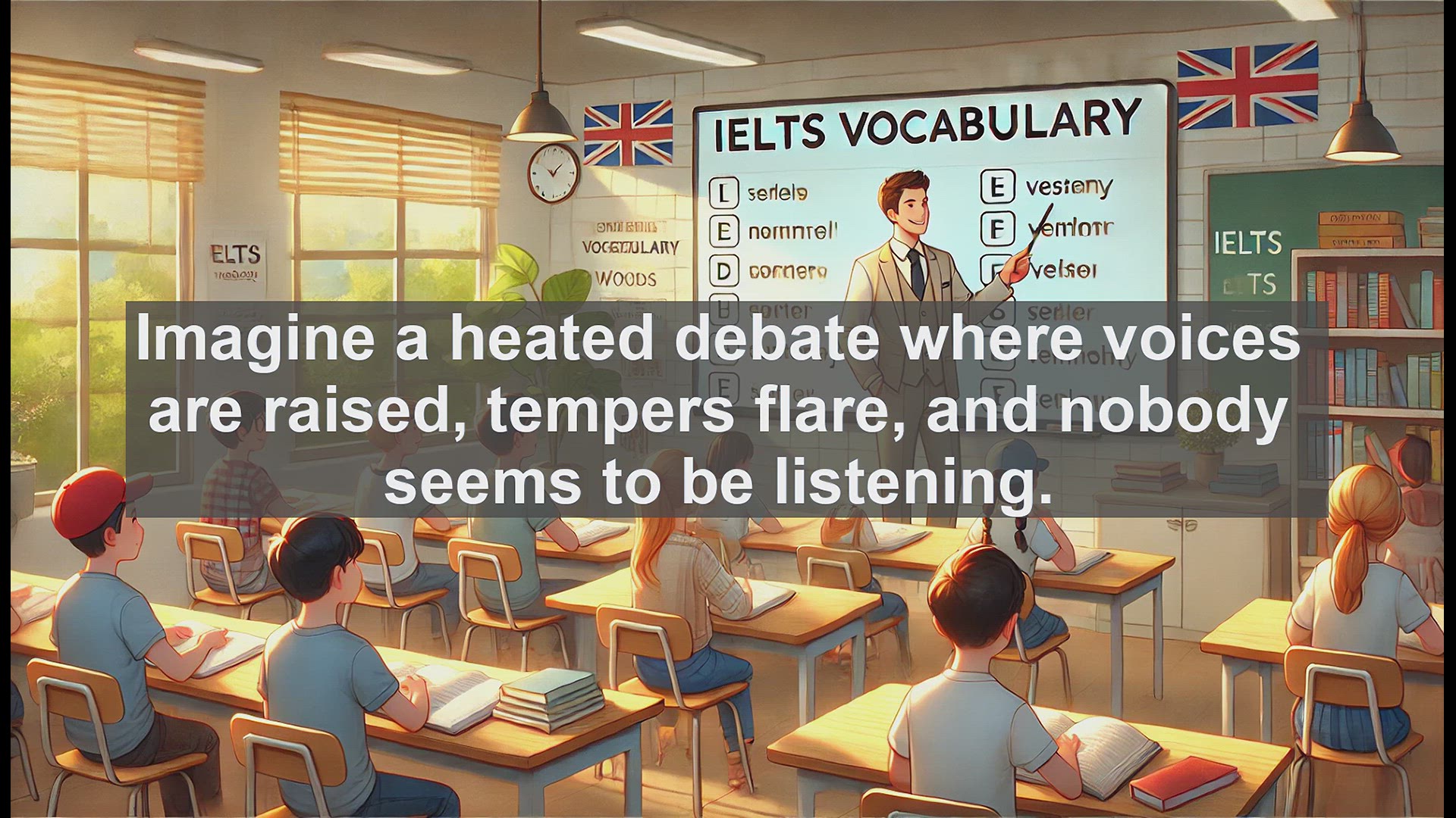 'Video thumbnail for 2000 Must Know IELTS 9.0 Vocabulary - Understanding 'Bicker': A Word for Petty Arguments'