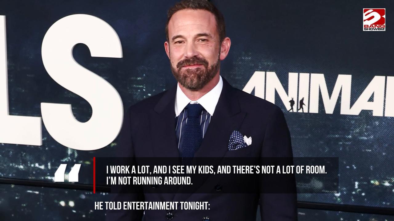 Video thumbnail for Ben Affleck says dating is not 'big priority in my life' right now