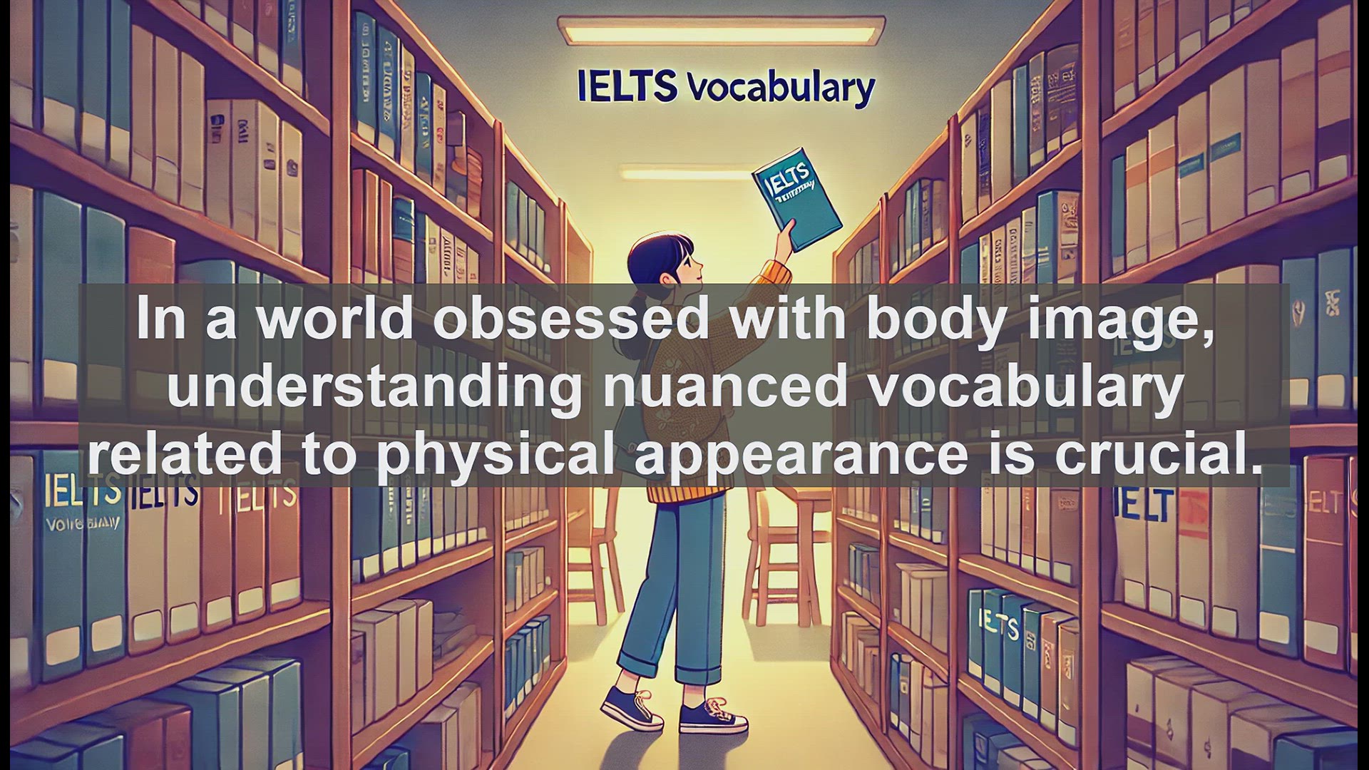 'Video thumbnail for 2000 Must Know IELTS 9.0 Vocabulary - Corpulence: Understanding a Formal Term for Excess Body Weight'