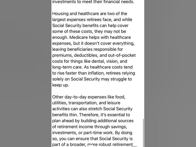 'Video thumbnail for Social Security and Your Expenses'