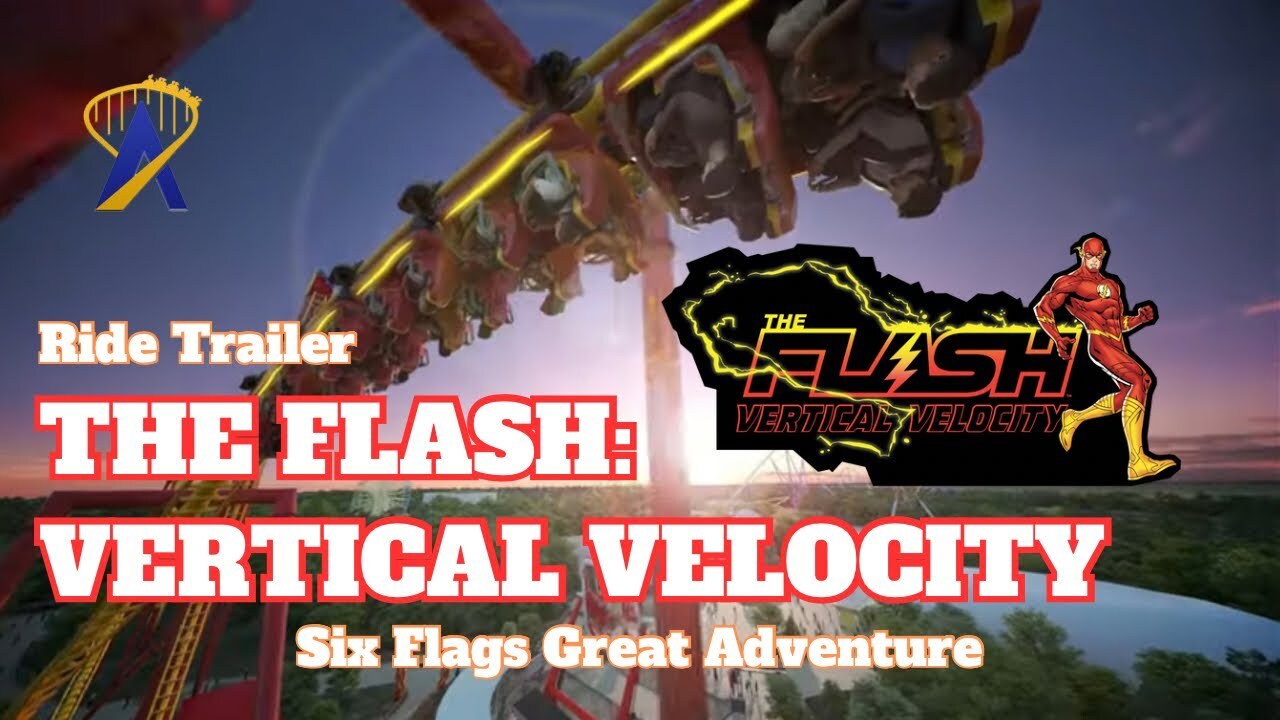 Video thumbnail for The Flash: Vertical Velocity - Trailer from Six Flags Great Adventure