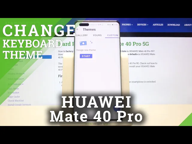 Video thumbnail for How to Customize Keyboard Theme with Picture Photo on HUAWEI Mate 40 Pro - Keyboard Settings