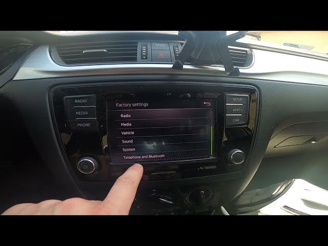 Video thumbnail for How to Perform System Factory Reset in Skoda Rapid II ( 2012 – 2019 ) - Restore Factory Settings