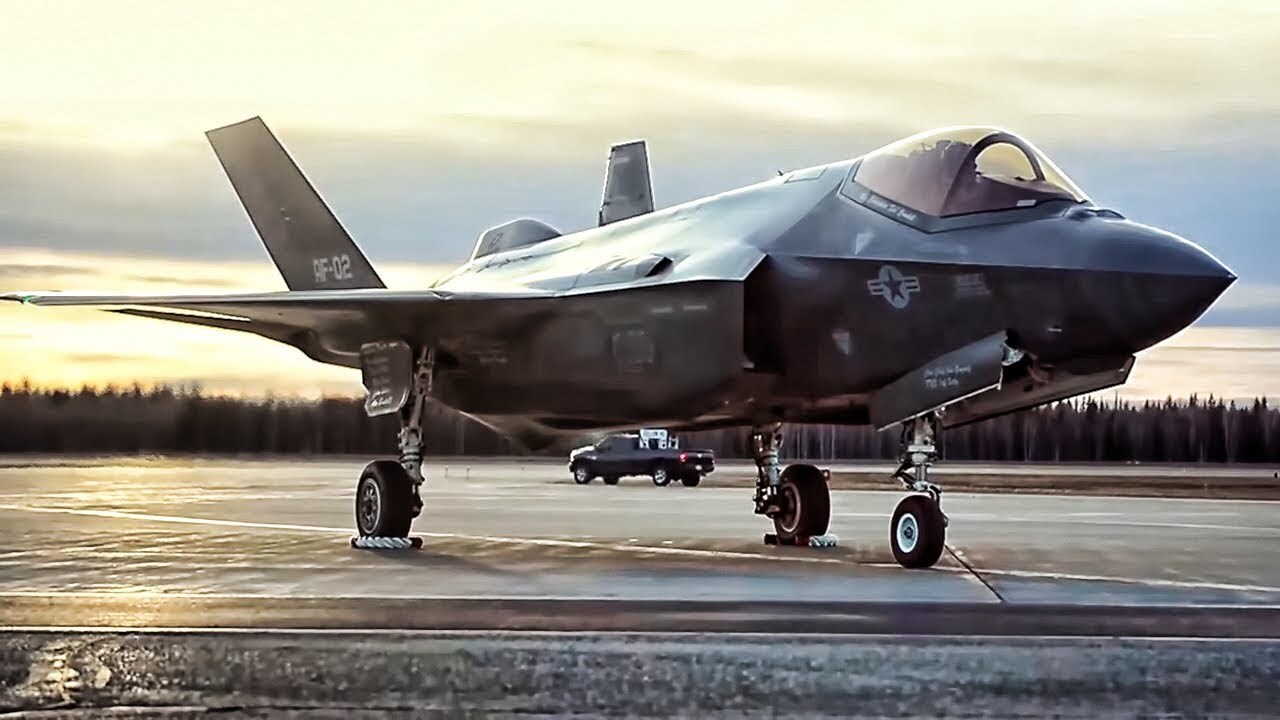 Video thumbnail for F-35A Arrives In Alaska For Cold Weather Testing