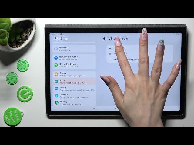 Video thumbnail for How to Enter Vibration Settings in Lenovo Yoga Tab 11 - Adjust Vibrations