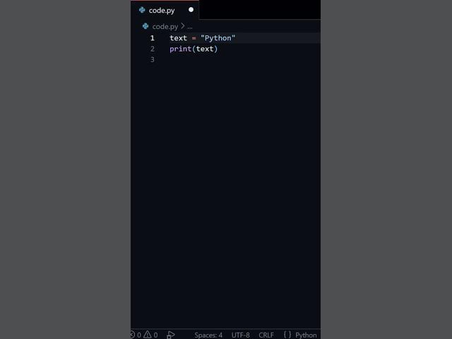 Video thumbnail for Find the Length of a String#StringLength #PythonBasics #CodingTips