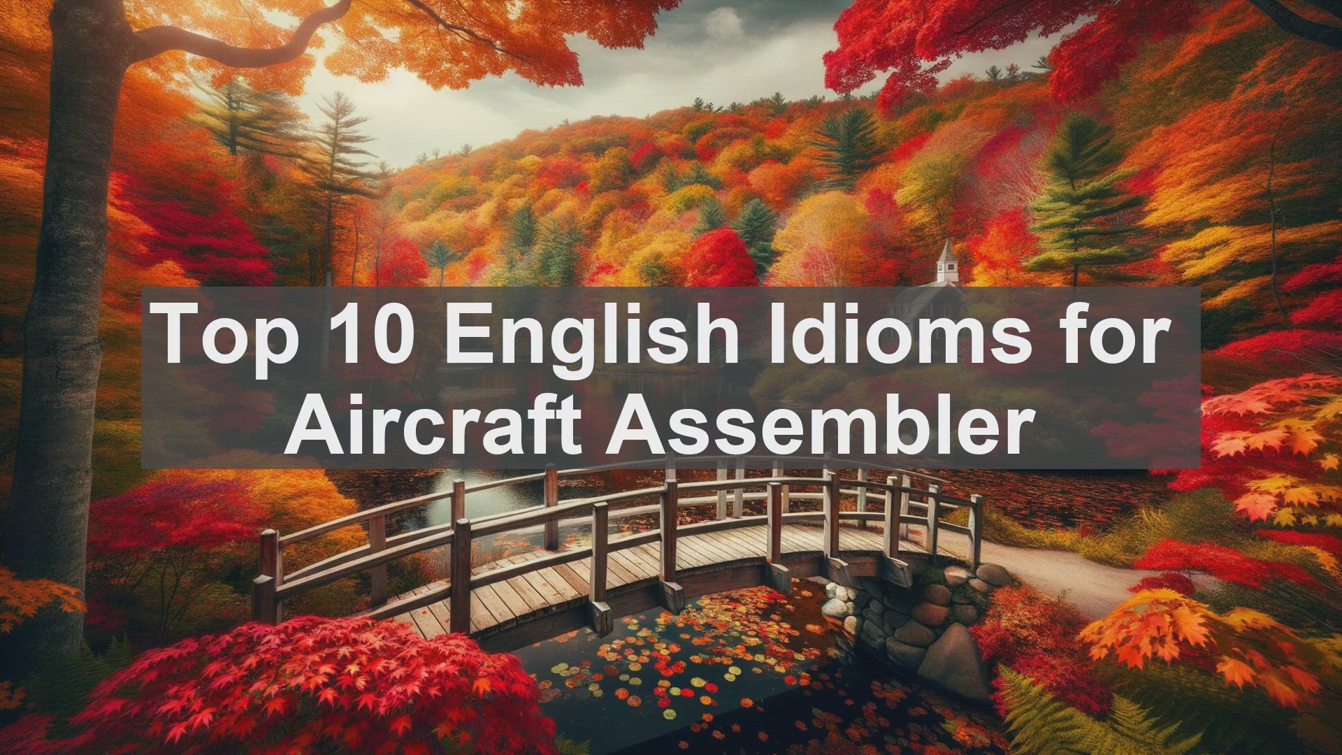 'Video thumbnail for Top 10 English Idioms for Aircraft Assembler'
