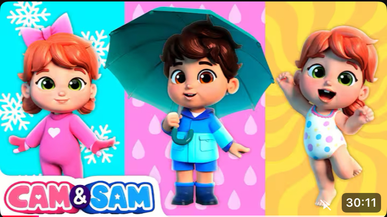Video thumbnail for This is The Way | Get Dressed by Weather | Nursery Rhymes & Kids Songs | Cam & Sam