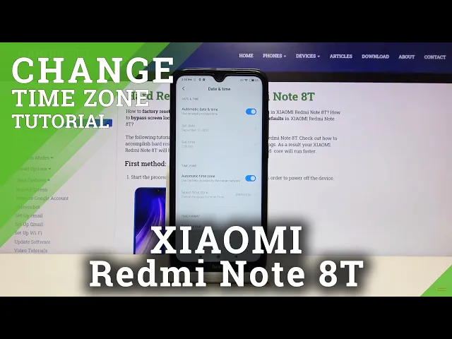 Video thumbnail for How to Change Date & Time in XIAOMI Redmi Note 8T – Time Settings