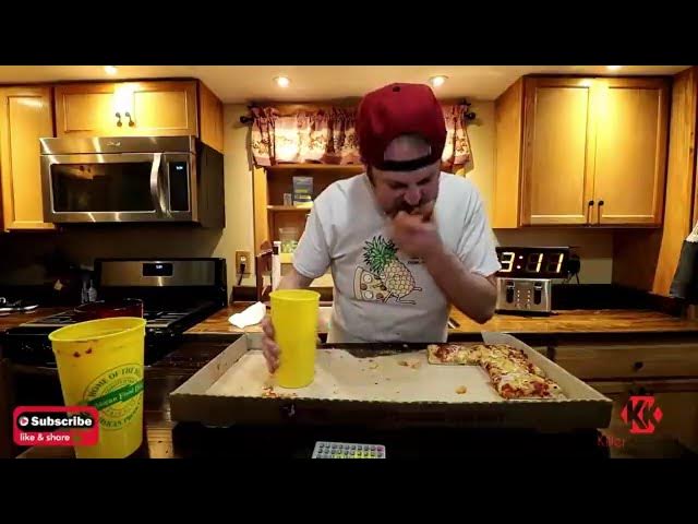 Video thumbnail for THE BIG DINNER BOX CHALLENGE Pizza Hut manvfood