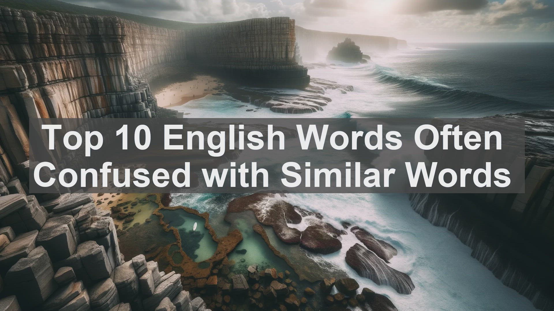 'Video thumbnail for Top 10 English Words Often Confused with Similar Words'