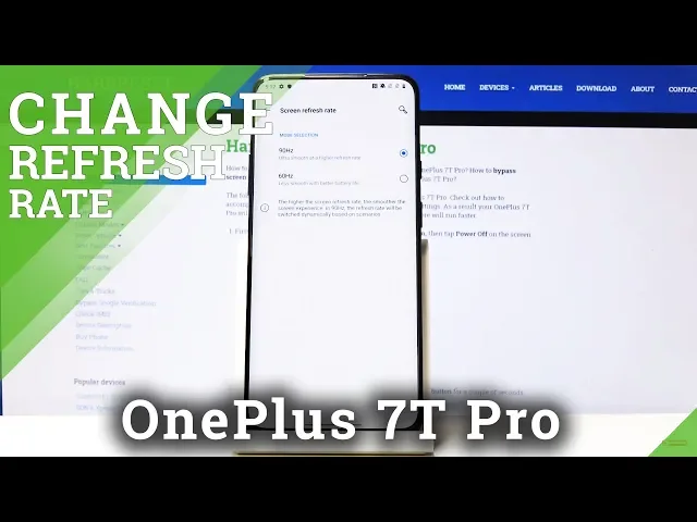 Video thumbnail for How to Change Refresh Rate in OnePlus 7T Pro – 60Hz / 90Hz