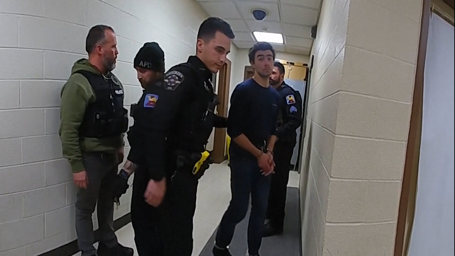 Video thumbnail for Police bodycam shows Luigi Mangione arrest at Pennsylvania McDonald’s