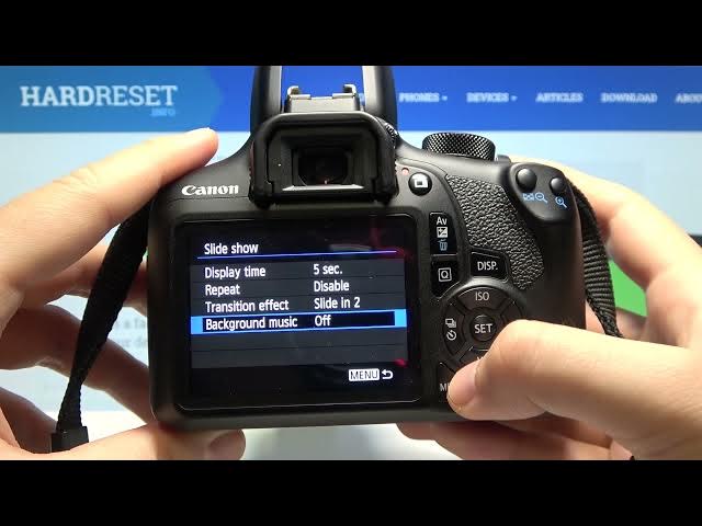 Video thumbnail for How to Turn On Slide Show on CANON EOS 1300D - Enable Dynamic Photo Preview on Canon Rebel Camera