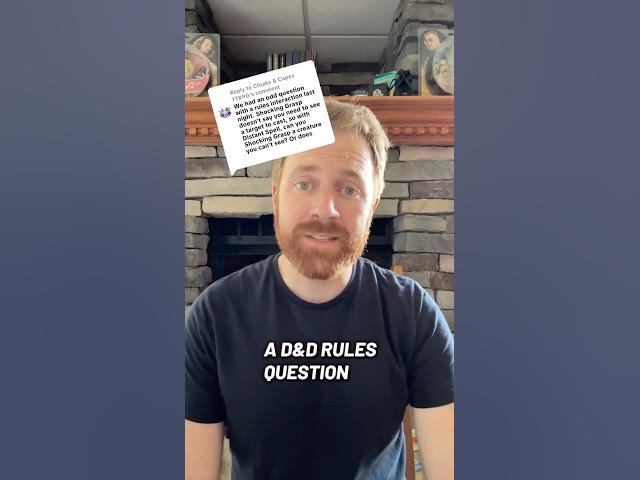 Video thumbnail for Shocking Grasp with Distant Spell works like any other attack in DnD