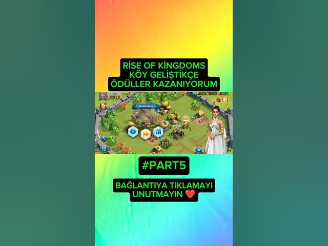 Video thumbnail for Rise Of Kingdoms Gelişmeye devam ediyorum #PART5 #RoK #RoKRamadanVersion #kingdoms #oyunlar