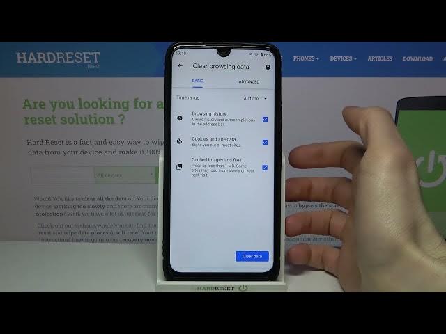 Video thumbnail for Clear Browsing Data on VIVAX Fly 6 - Manage Chrome Browser