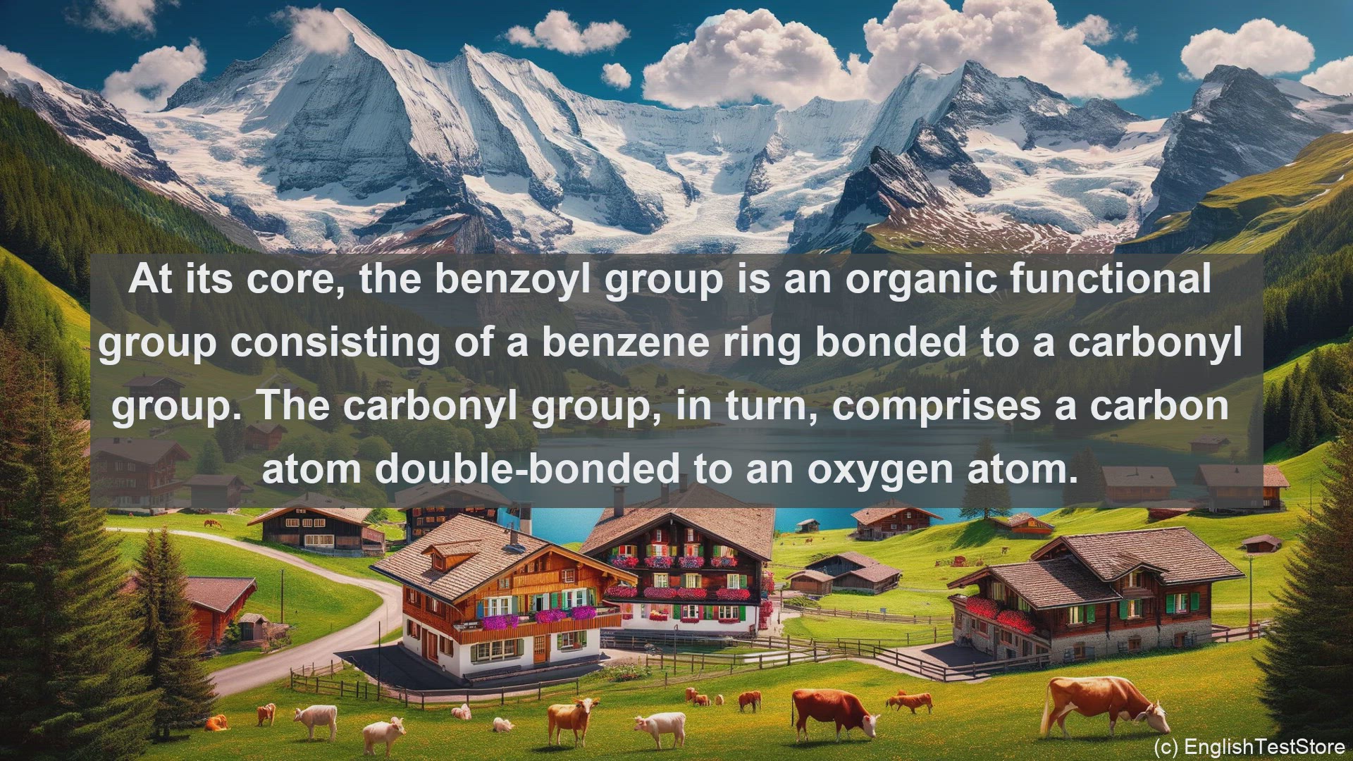 'Video thumbnail for Benzoyl group in science  definition and examples'
