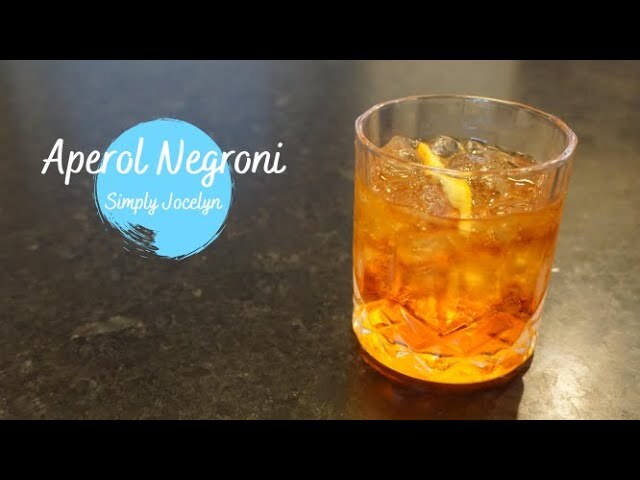 Video thumbnail for How to Make an Aperol Negroni - Simply Jocelyn